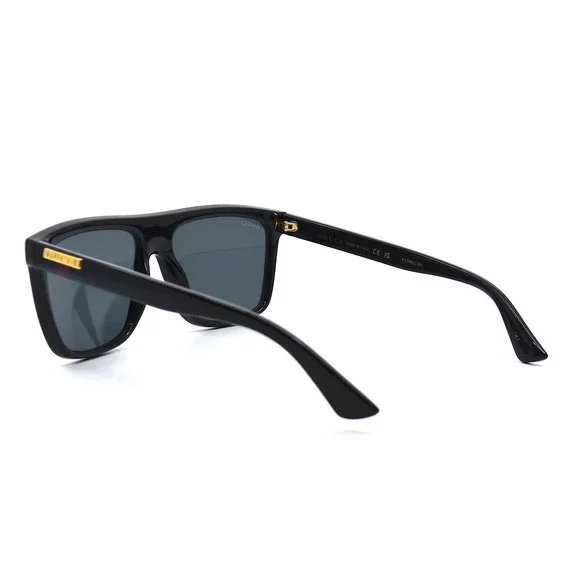 NEW GUCCI GG0748S 001 BLACK GREY AUTHENTIC SUNGLASSES - Picture 4 of 12